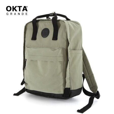 Рюкзак Okta Grande 1084M 14" Khaki/Black, хаки с черным